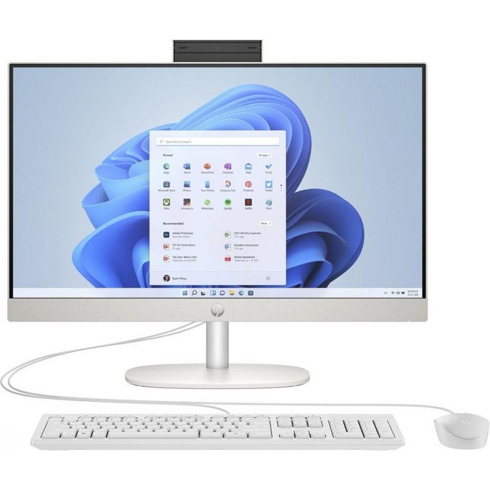 HP 24-cr0000ua All-in-One White (95Z22EA) - зображення 1