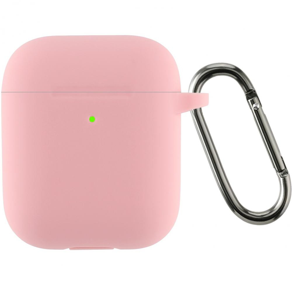 ArmorStandart Чохол  Ultrathin Silicone Case With Hook для Apple AirPods 2 Pink (ARM59688) - зображення 1