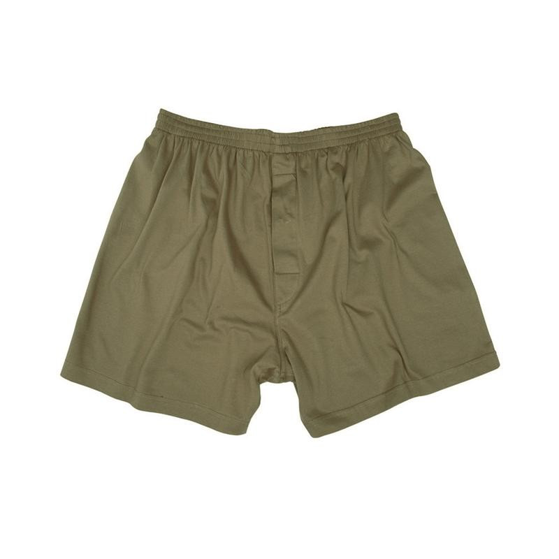 Mil-Tec Труси чоловічі  Боксери вільного крою L Олива BOXER SHORTS OLIV (11201001-904-L) - зображення 1