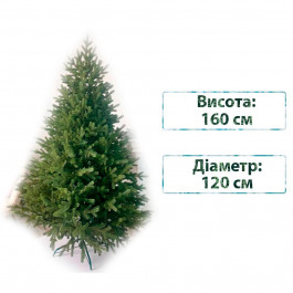   Смерека Новорічна ялинка штучна лита  пласт European 160 см Зелена European tree - 160