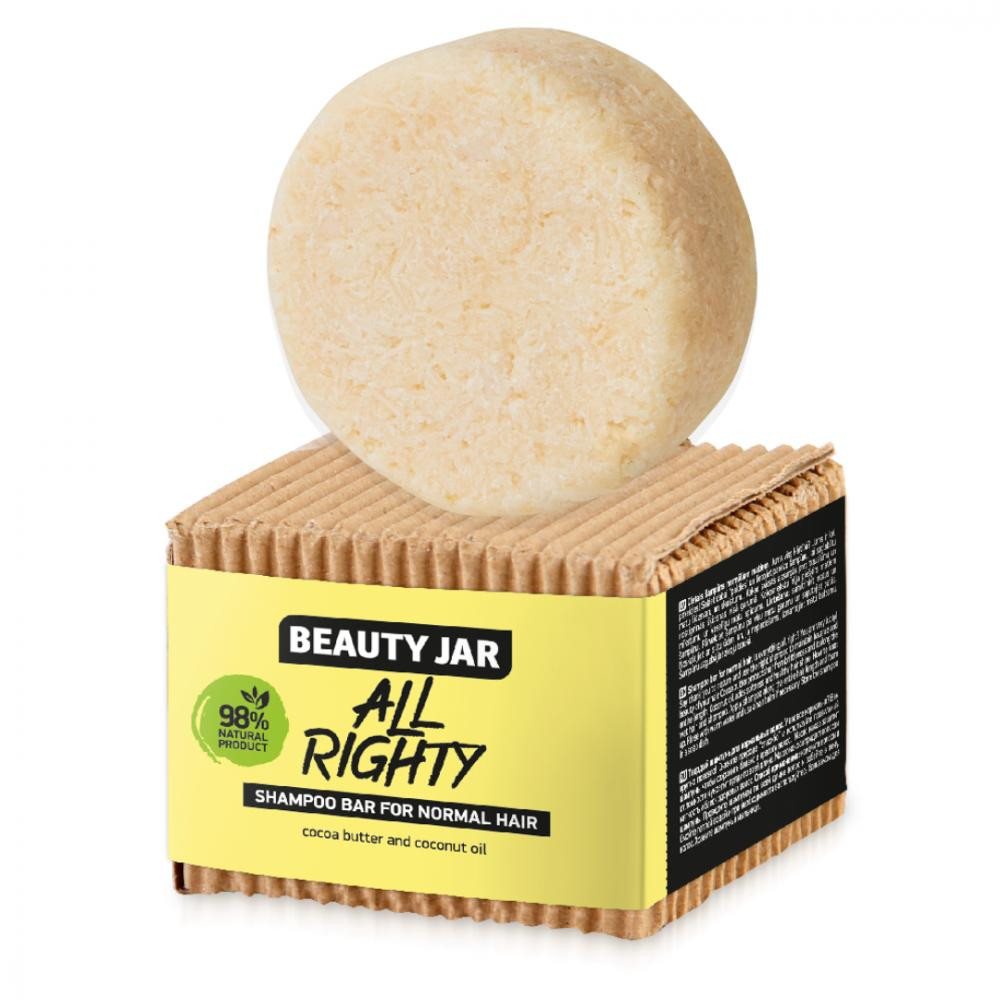 Beauty Jar Твердый шампунь для нормальных волос  All Right 65 г (4751030831879) - зображення 1