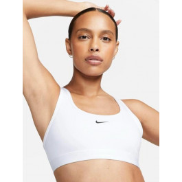   Nike Спортивный топ для фитнеса женский  Bra DX6817-100 XS Белый/Черный (0196608848127)