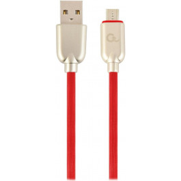   Cablexpert Premium Rubber Micro-USB Red 2m (CC-USB2R-AMMBM-2M-R)