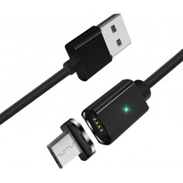   Essager Magic Power Magnetic USB-A to Micro 1м Black (EXCCXM-ML01)