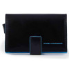 Piquadro Кредитница  Blue Square (B2) Black PP5649B2BLR_N - зображення 1