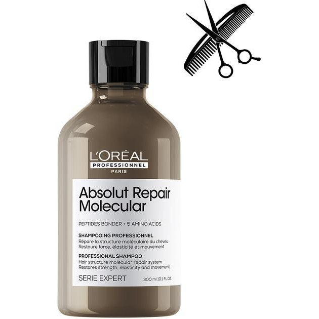 L'Oreal Paris Професійний крем-шампунь  Professionnel Serie Expert Absolut Repair Molecular для Відновлення структ - зображення 1