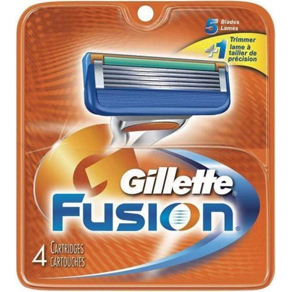 Gillette FUSION Змінні касети для гоління 4шт - зображення 1