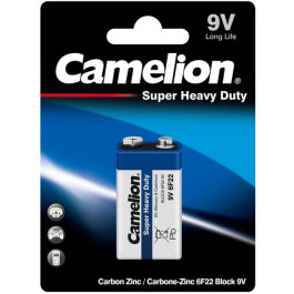   Camelion 6F22 bat Zinc-Carbon 1шт Super Heavy Duty (6F22-BP1B)