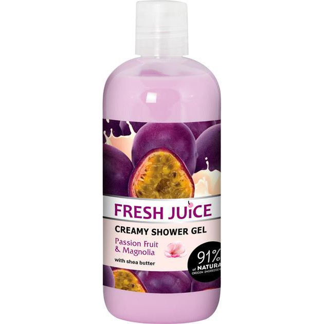 Fresh Juice Крем-гель для душа  Passion fruit & Magnolia 500 мл (4823015933844) - зображення 1