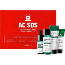   Some By Mi Набор миниатюр кислотных средств для проблемной кожи  AHA-BHA-PHA 30 Days Miracle AC SOS Kit (880964