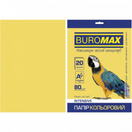   BuroMax А4, 80г/м2, INTENSIV, золотой, 20 листов (BM.2721320-23)