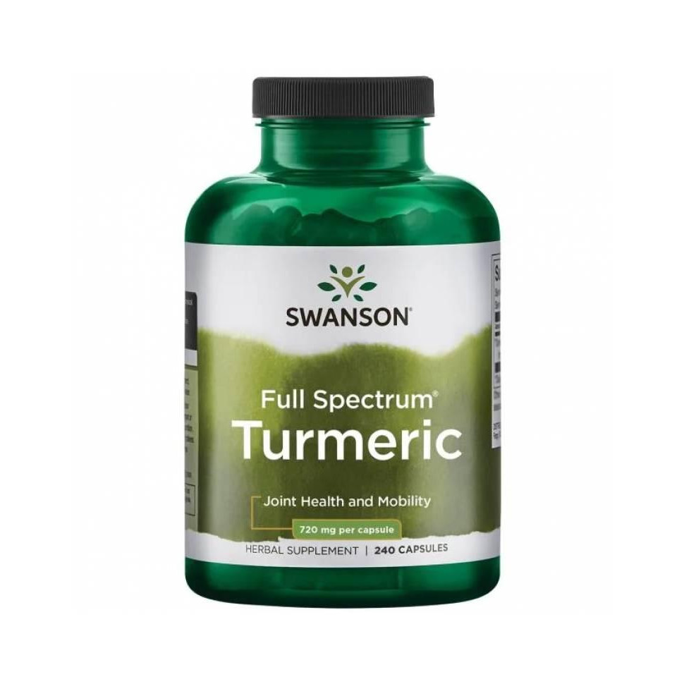 Swanson Turmeric 720 мг (240 капс) - зображення 1