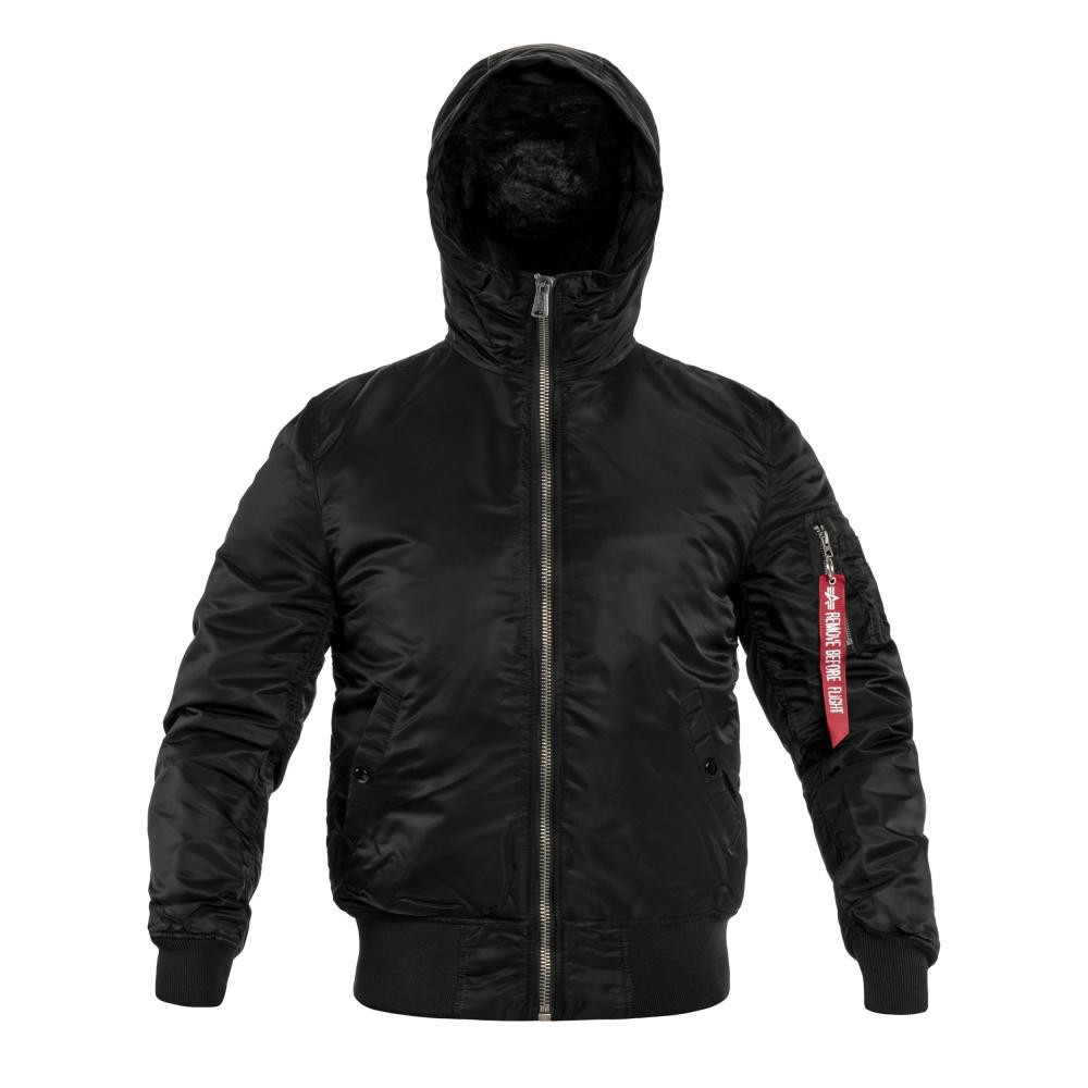 Alpha Industries Куртка  MA-1 Hooded - Black S - зображення 1