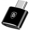 Baseus USB Female To Type-C Male Adapter Converter Black (CATOTG-01) - зображення 2