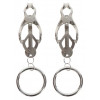 Taboom Затискачі для сосків  Butterfly Clamps With Ring, срібні (8713221824691) - зображення 1