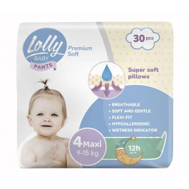   Lolly baby Premium Soft Maxi 4, 30 шт