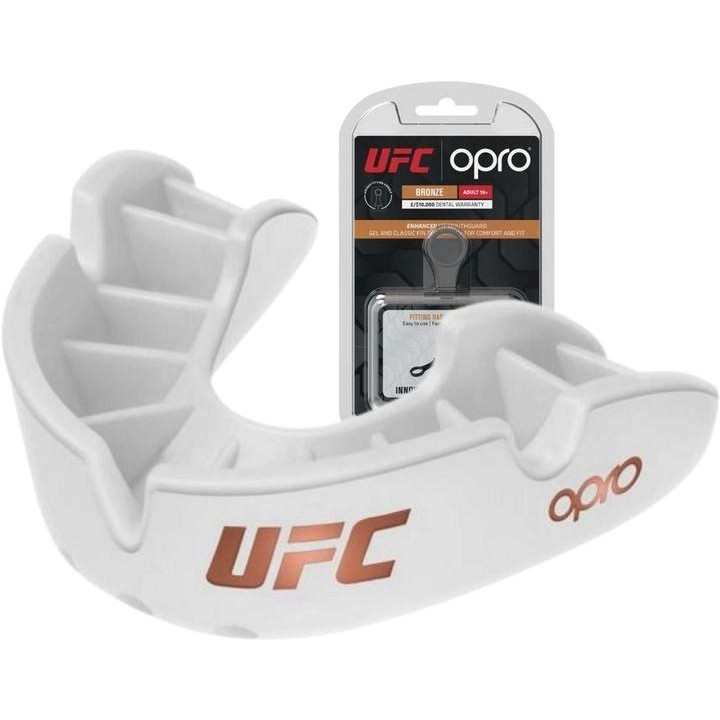 Opro UFC Bronze Level Adult Mouthguard White (102512003) - зображення 1