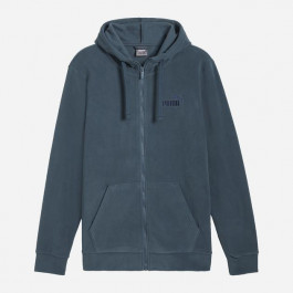   PUMA Толстовка утеплена на блискавці чоловіча  Ess Elevated Full-Zip Hoodie 68189325 S Зелена (4067981107