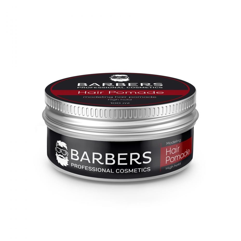 Barbers Professional Помада для волосся  Modeling Hair Pomade High Hold 100 мл - зображення 1