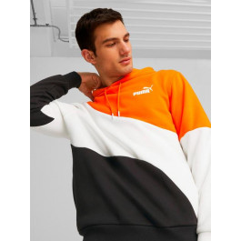   PUMA Худі чоловіче  Power Cat Hoodie 67409923 S Чорно-оранжеве (4065453044533)