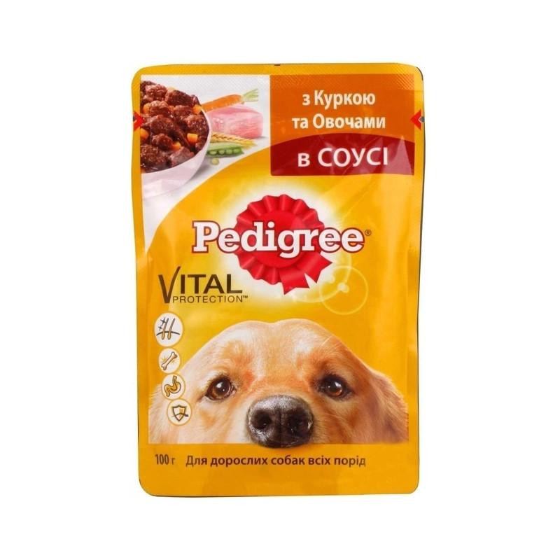 Pedigree Курица и овощи в соусе 100 г (5900951017322) - зображення 1