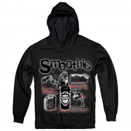   TKT Import Худі бавовняний чорний з принтом Smoothie  7000102-black XXL