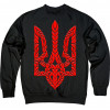 TKT Import Світшот бавовняний чорний з принтом Trident Red  7500125-black XXL - зображення 1