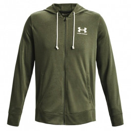   Under Armour Толстовка на блискавці чоловіча  Rival Terry Lc Fz-grn 1370409-390 XXL Оливкова (196040087030)