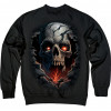 TKT Import Світшот бавовняний чорний з принтом Skull in the Rock in Black - Череп  7500167-black L - зображення 1