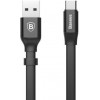 Baseus USB Cable to USB-C Nimble 0.23m Black (CATMBJ-01) - зображення 1