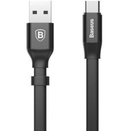   Baseus USB Cable to USB-C Nimble 0.23m Black (CATMBJ-01)