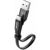 Baseus USB Cable to USB-C Nimble 0.23m Black (CATMBJ-01) - зображення 2