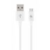 Cablexpert USB2.0 CM/AM White 1m (CC-USB2P-AMCM-1M-W) - зображення 1