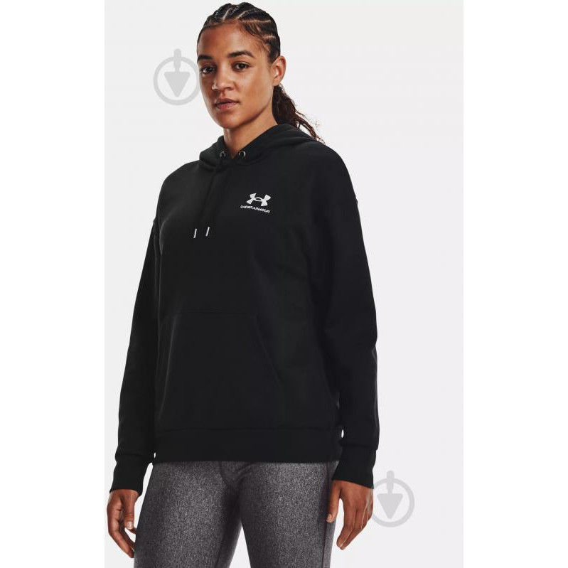 Under Armour Худі тепле жіноче  Essential Fleece Hoodie 1373033-001 S (195253603686) - зображення 1