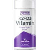 PureGold K2 D3 Vitamin Вітаміни K2+D3 60 капсул - зображення 1