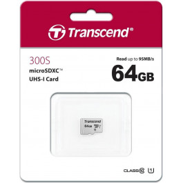   Transcend 64 GB microSDXC UHS-I 300S TS64GUSD300S