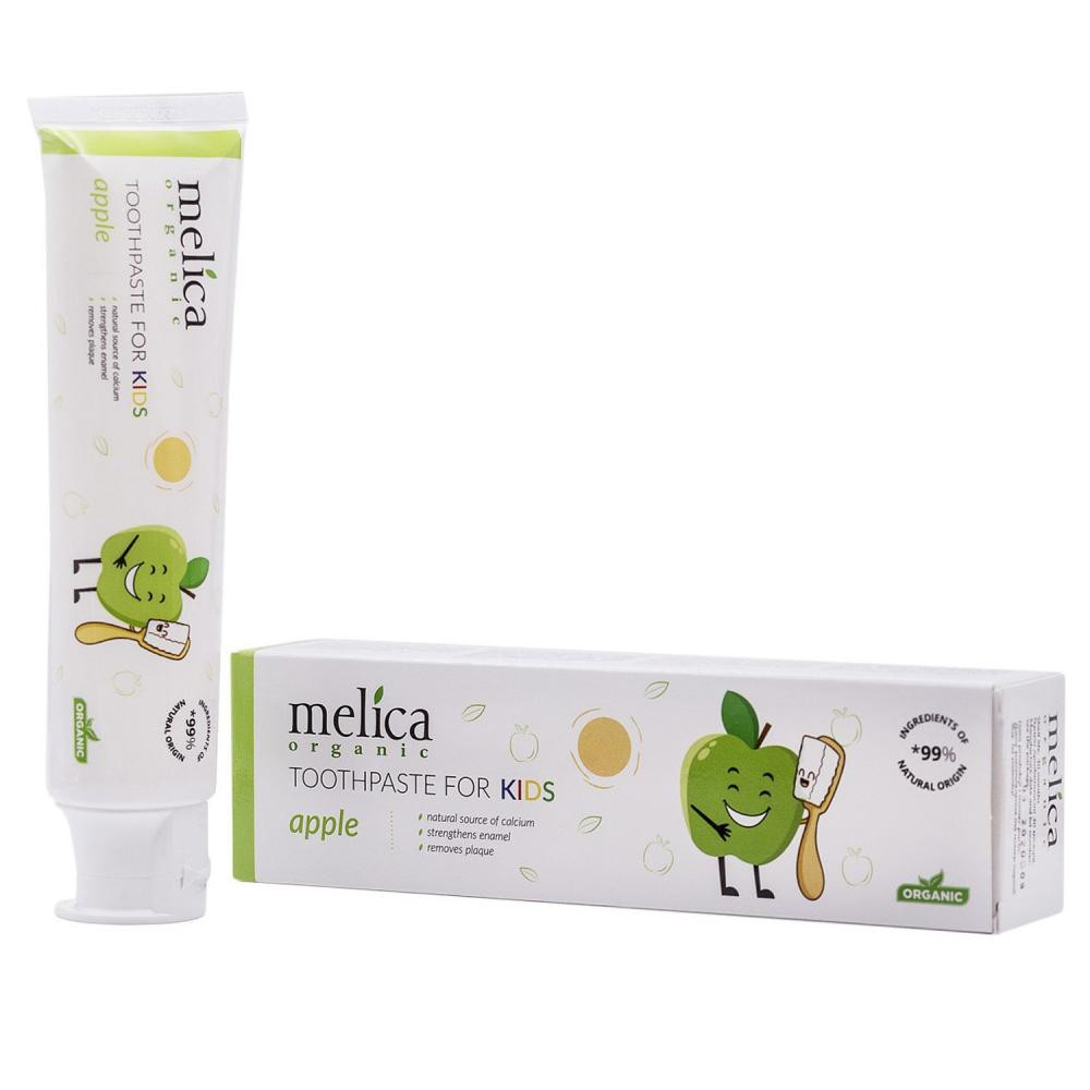 Melica organic Зубная паста детская  Organic Яблоко, 100 мл - зображення 1