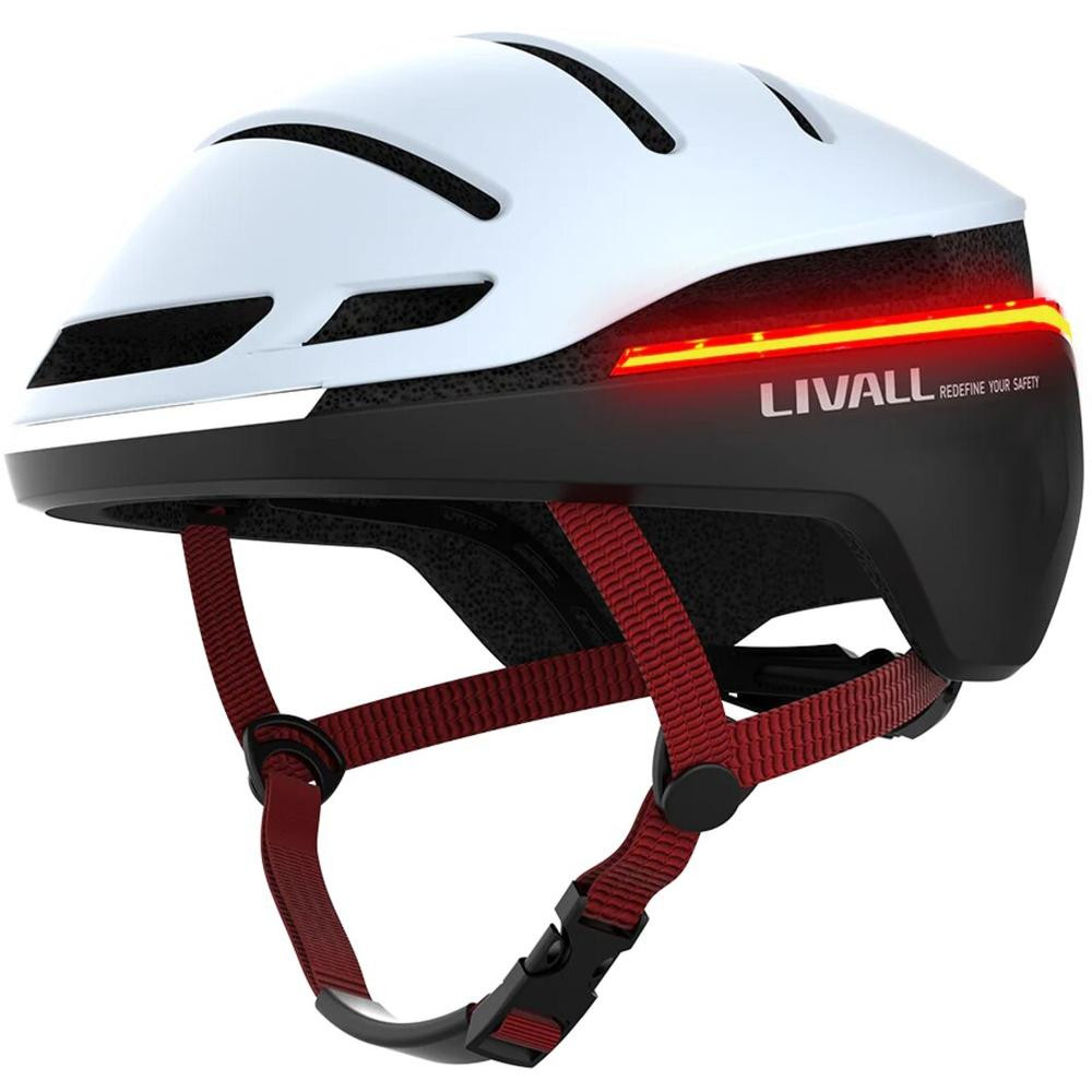 Livall Захисний шолом Livall EVO21 (L) Snow - зображення 1