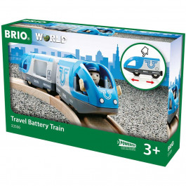   Brio Пассажирский поезд для железной дороги  на батарейках (33506)