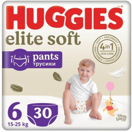   Huggies Elite Soft Pants 6, 30 шт