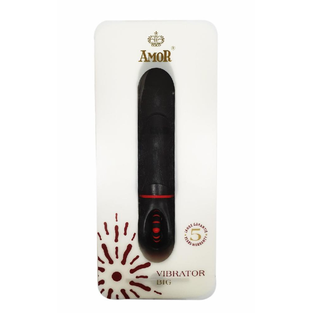 Amor BIG VIBRATOR ANGELUS Black (AMOR-AM071 Black) - зображення 1