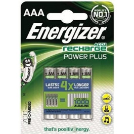   Energizer AAA 700mAh NiMH 4шт Power Plus (E300626600)