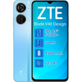   ZTE Blade V40 Design 6/128GB Blue