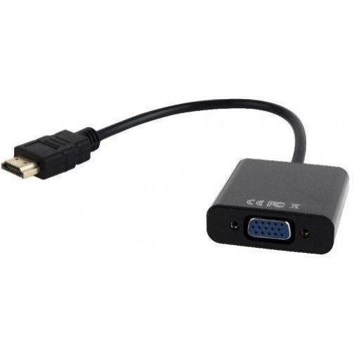 Cablexpert HDMI - VGA 0.15m Black (B-HDMI-VGA-03) - зображення 1