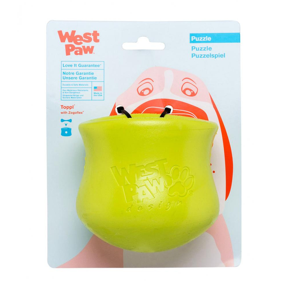 West Paw Игрушка для собак Toppl Large Green ZG084GRN 10 см (747473750291) - зображення 1