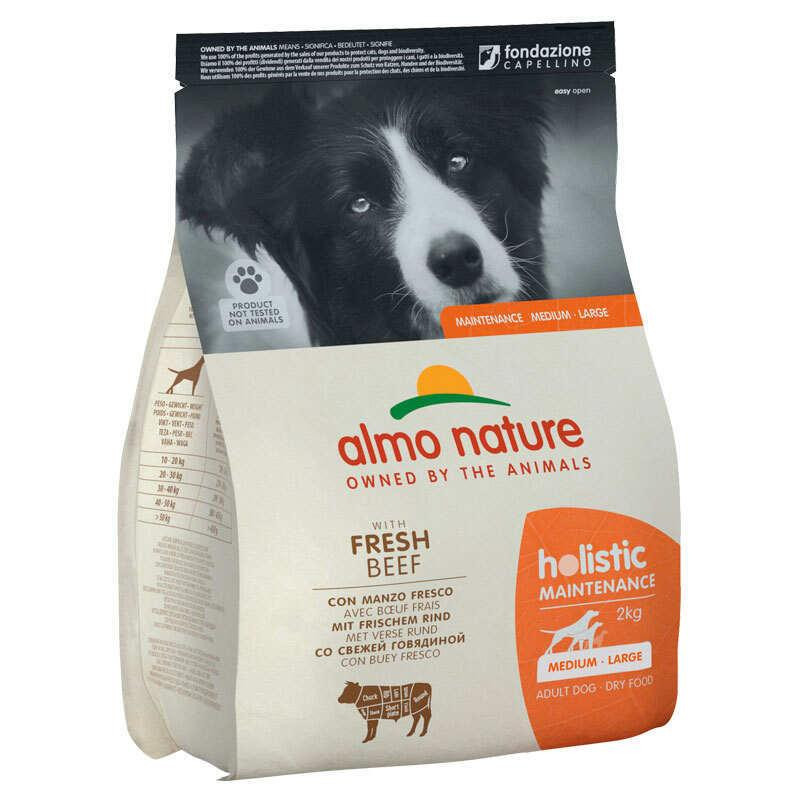 Almo Nature Holistic With Fresh Meat Medium & Large Adult Beef 2 кг (8001154125535) - зображення 1