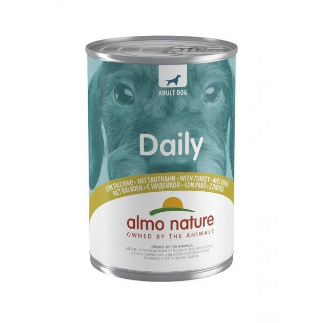 Almo Nature Daily Dog Adult Turkey 400 г (8001154123821) - зображення 1