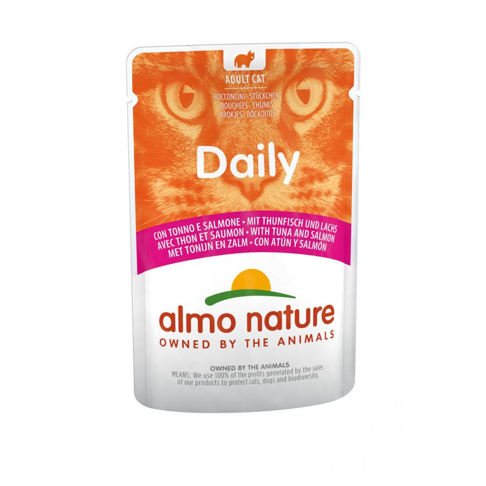 Almo Nature Daily Cat Tuna Salmon 70 г (8001154121995) - зображення 1