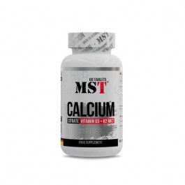   MST Nutrition Calcium Citrate + Vitamin D3 + K2 MK7 60 таблеток