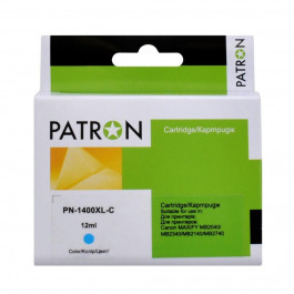   Patron Картридж Canon PGI-1400 XL 9202B001 1200 стр, голубой (PN-1400XL-C)